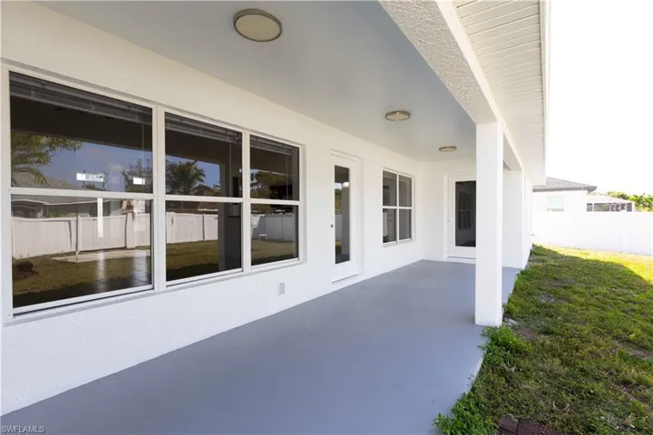 View of patio