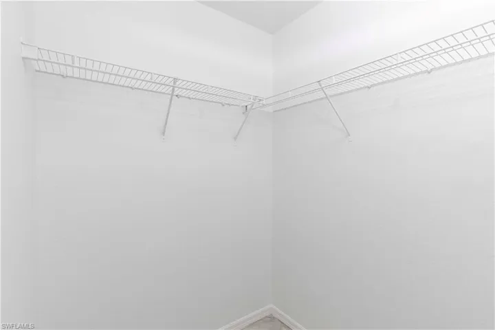 View of spacious closet