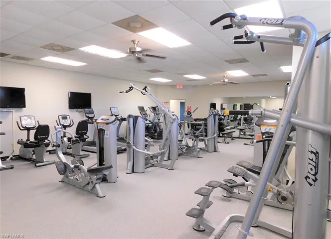 Spanish Wells fitness center, with club membership.
