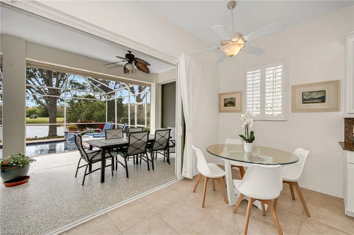 This breakfast nook is the perfect spot to enjoy your morning coffee.