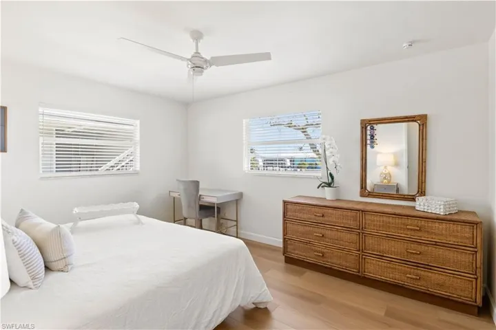 The PRIVATE primary bedroom will be your retreat at day's end!