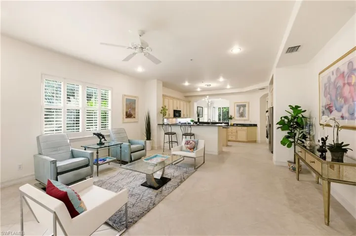 Desirable open floor plan