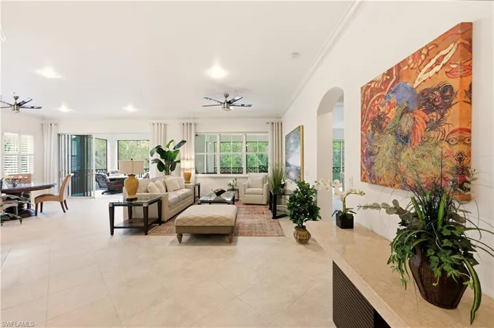 Spacious open floor plan starts at your private elevator.