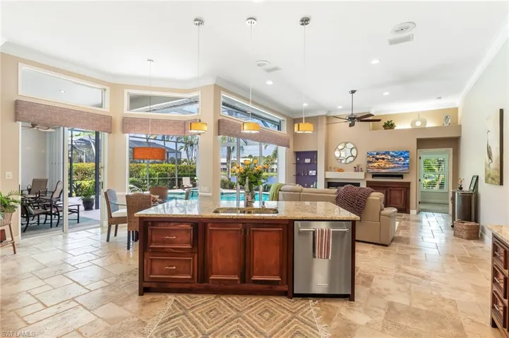 Open Kitchen to Family Room