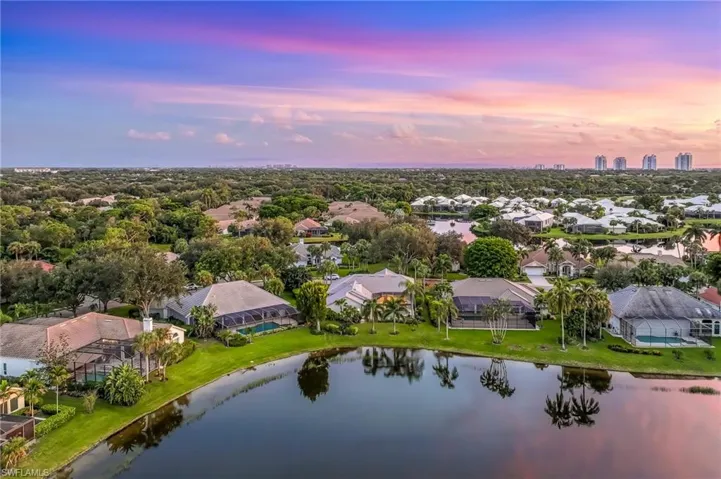 Aerial View Sunset Pic
