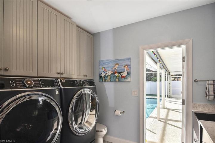 LOT's of storage in the Laundry Room