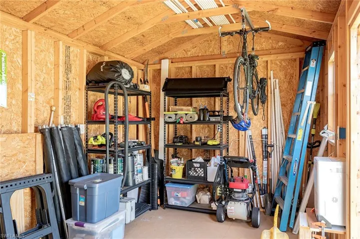View of storage room