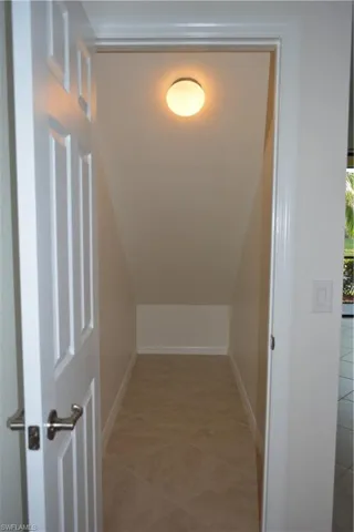 Under stairs storage