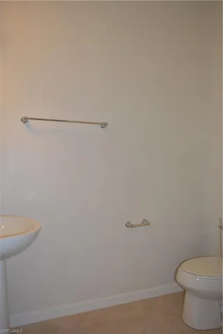 First floor half bath