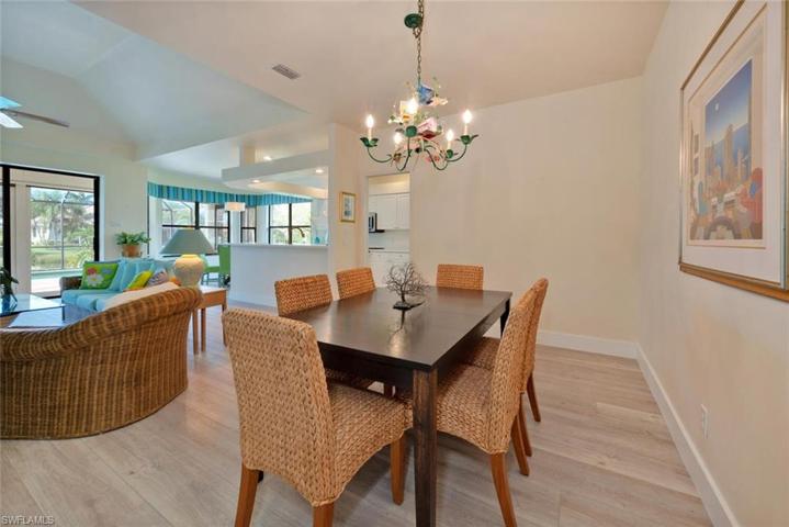 Open Dining Room with Lake Views