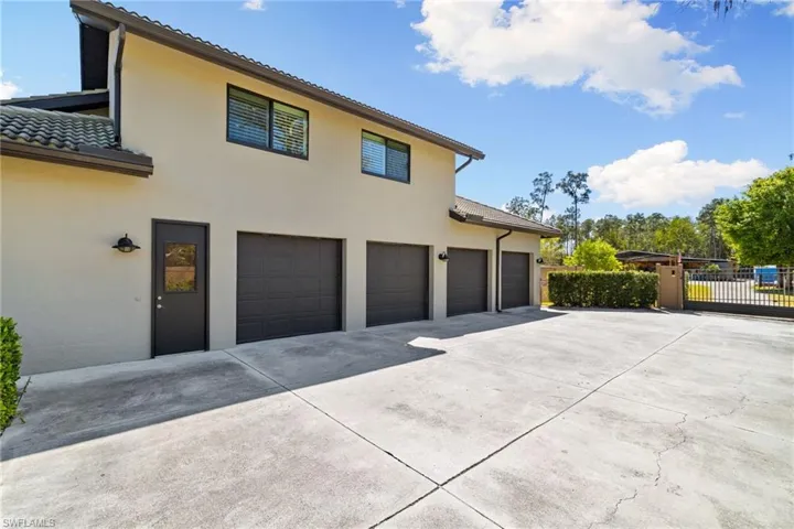 4 car attached garage