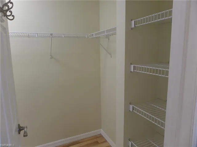 Primary closet