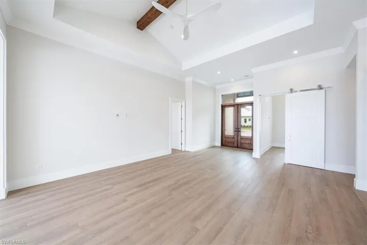 Bedroom 3 offers a spacious walk-in-closet anddirect access to the pool bath.