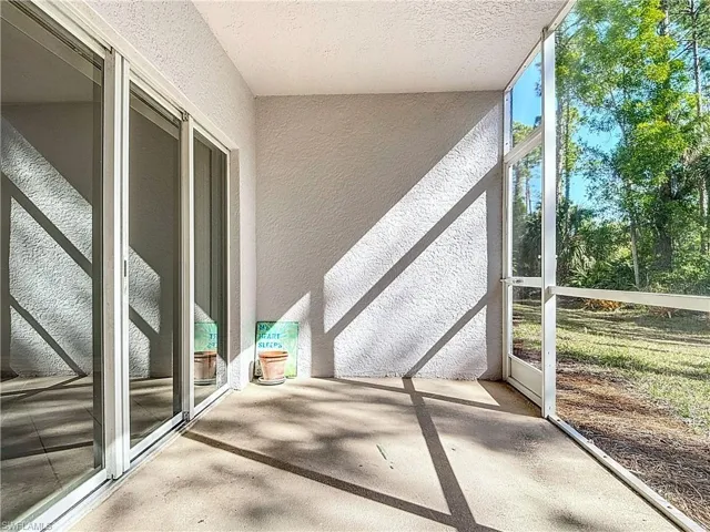 Unfurnished sunroom with a healthy amount of sunlight