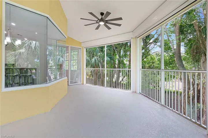 Unfurnished sunroom with healthy amount of natural light