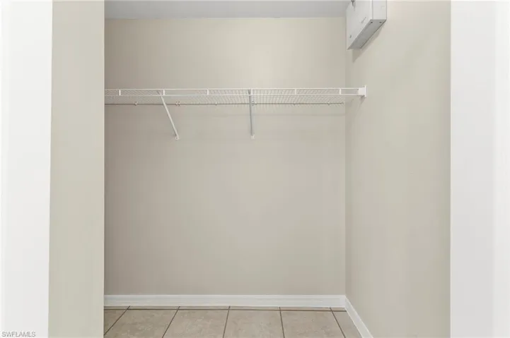 Primary walk in closet