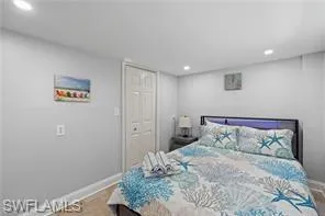 Bedroom featuring a closet and recessed lighting