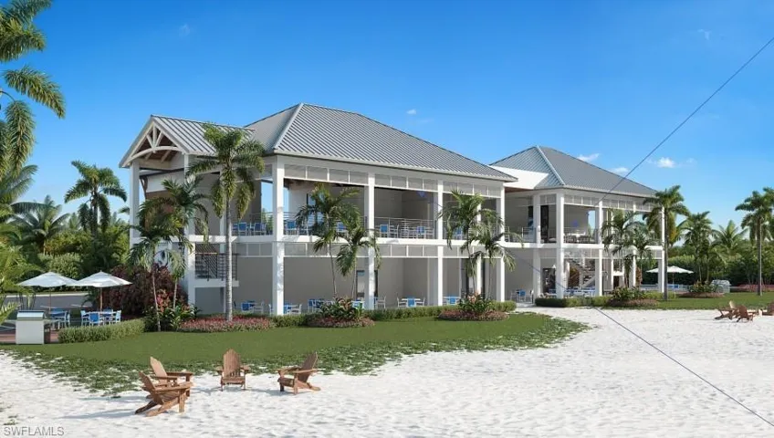 Bonita Bay's private beach park, newly opened, 11/26!