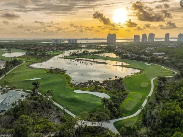 One of the many golf courses within Bonita Bay, available to those with golf club membership.