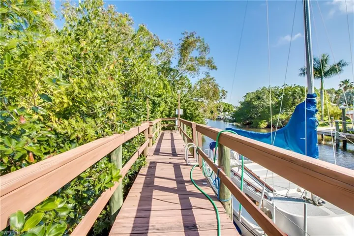 Dock area on the canal