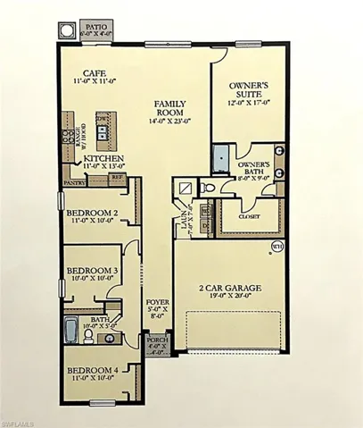 View of home floor plan