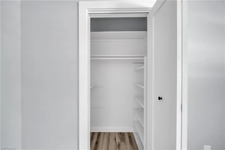 View of closet