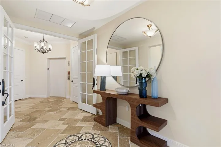 From your private keyed elevator you step in to the foyer of the penthouse