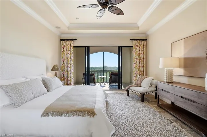 Rise and shine to views of the gold course 18th hole