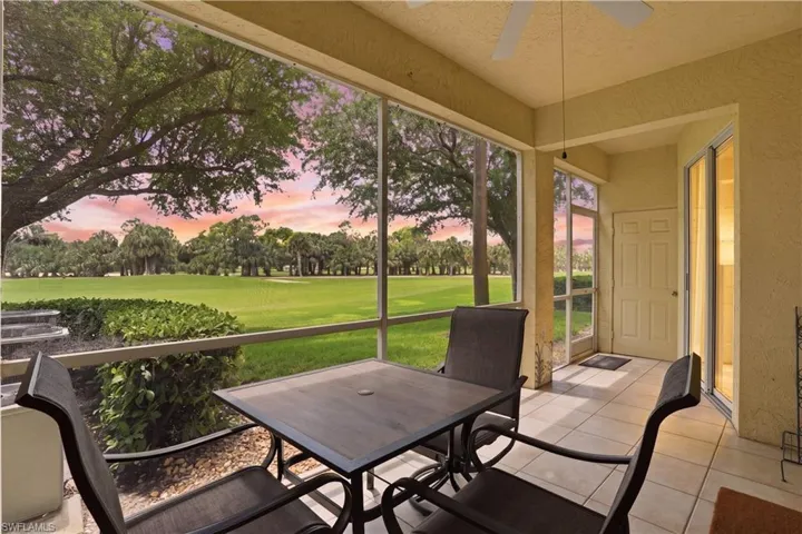 GORGEOUS view from the screened lanai, the perfect spot to unwind!