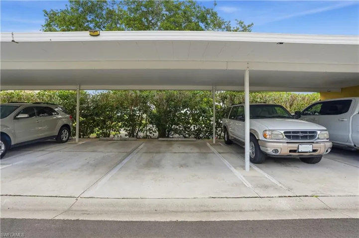 Carport space.