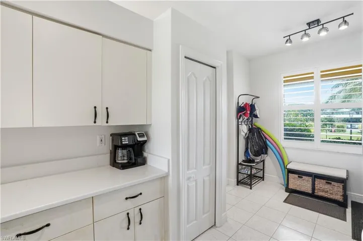 Pantry for additional storage.