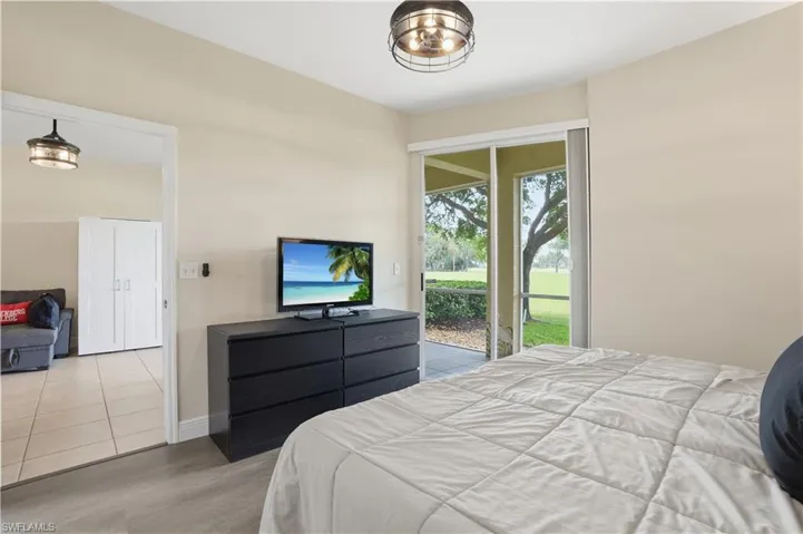 Direct lanai access from the bedroom.
