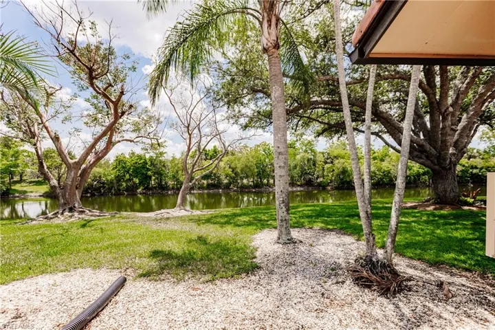 Patio overlooking the lake