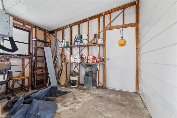 View of storage room