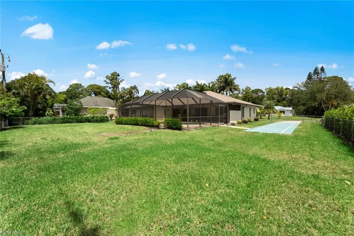 View of home from rear corner of lot