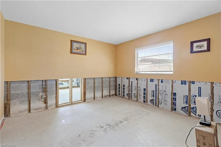 View of spare room