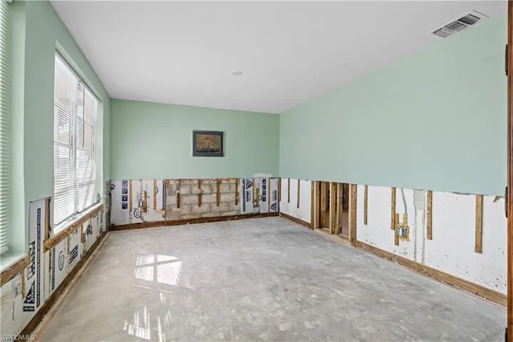 View of spare room
