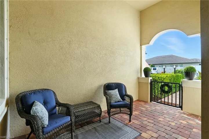View of patio