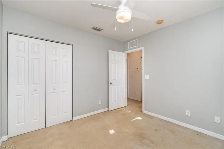 Bedroom 3 with fan/light