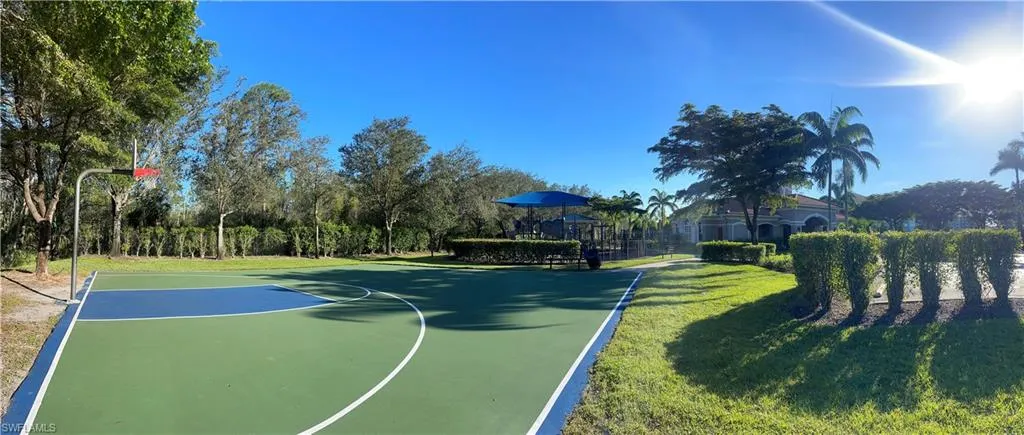 Half basketball court