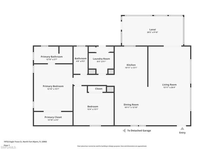 View of floor plan / room layout