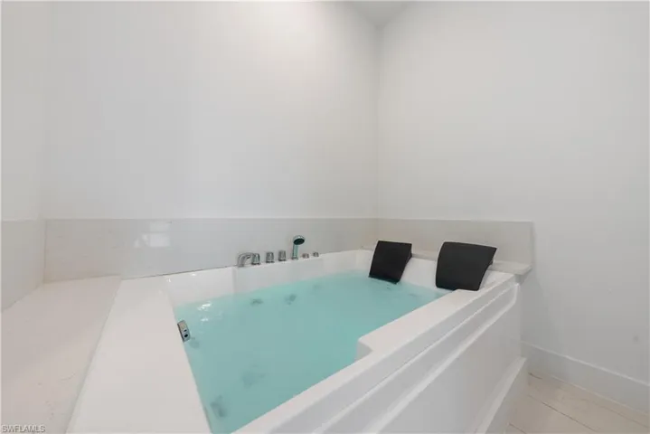 Bathroom with baseboards