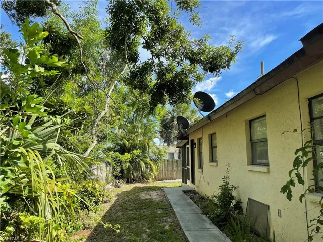 Left side yard