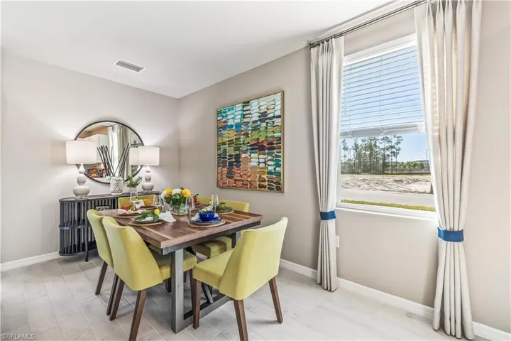 Dining room featuring light hardwood / wood-style floors