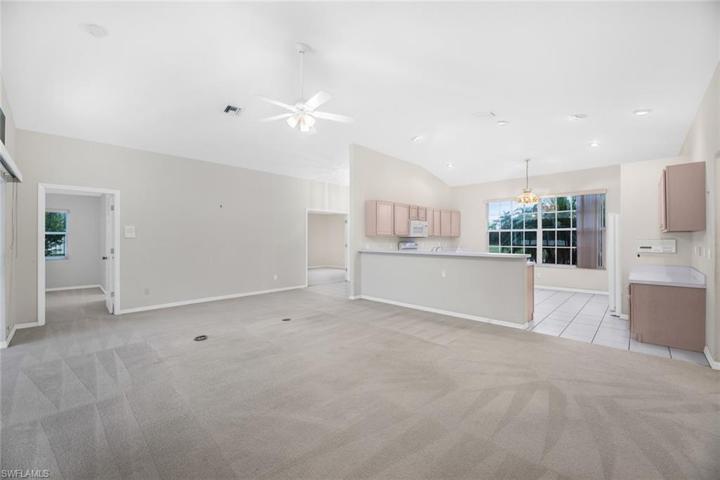 Great room to kitchen
