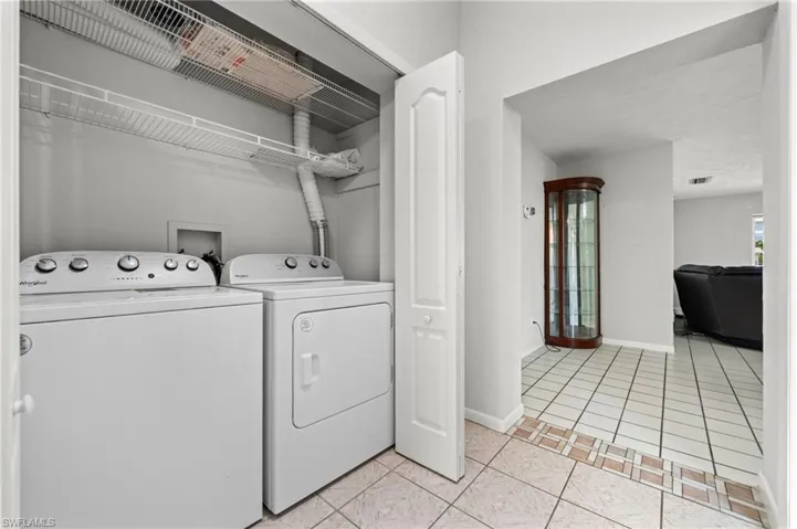 Laundry closet