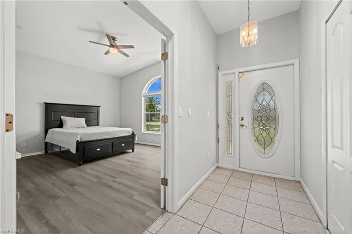 Entry and bedroom 2