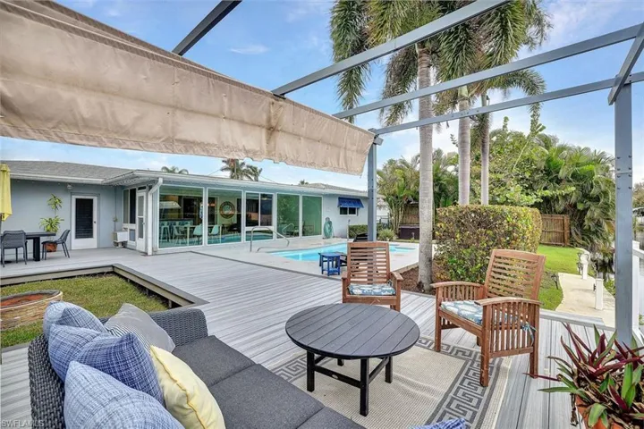 Entertain all year long - featuring a pool, fire pit and plenty of room for guests!