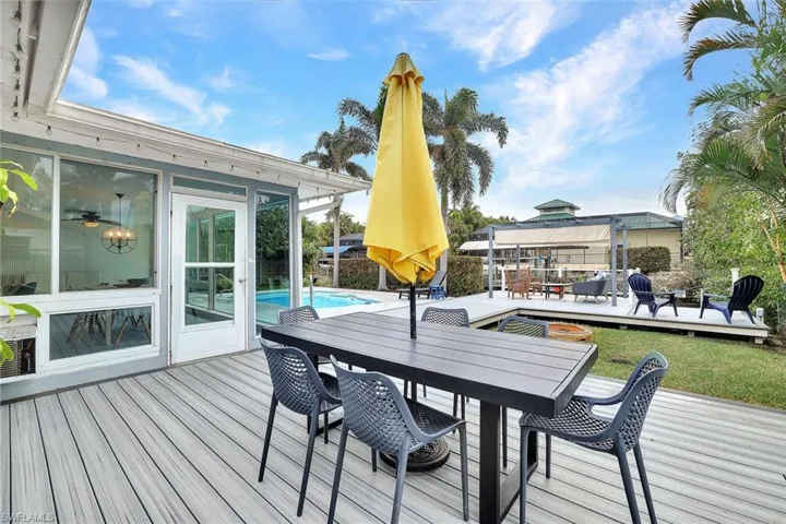 Entertain with ease in this stunning outdoor space.