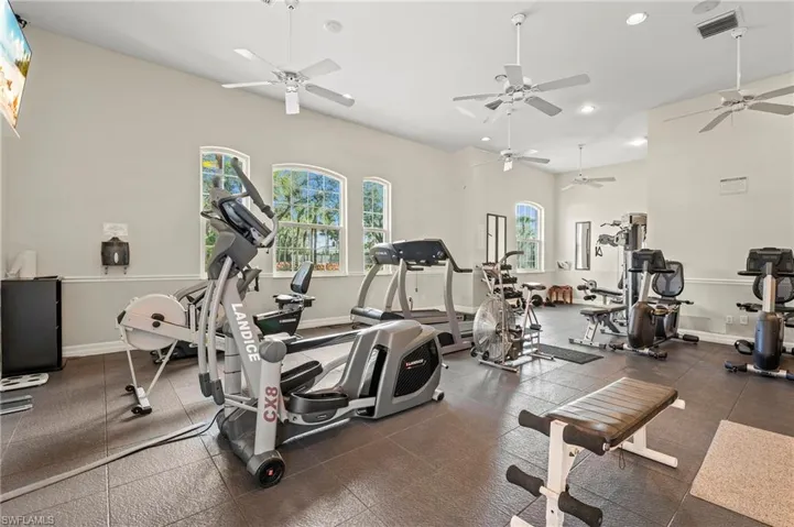 Community workout room